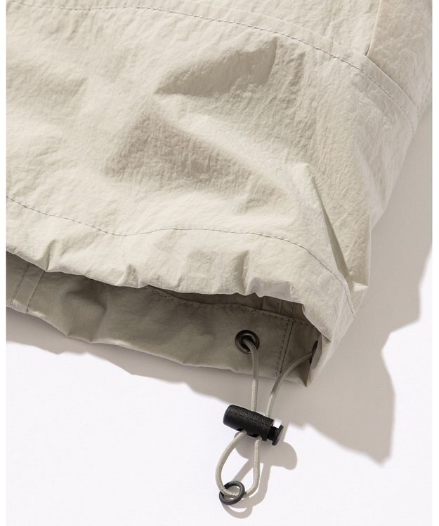 JOSEPH ABBOUD MOUNTAIN 【CREA掲載・ECO撥水/軽量/抗菌性/ライナードッキング対応】タスランワッシャー マウンテン パーカー ライトグレー系