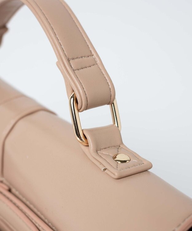 WEGO 【痛バ＆推し活グッズ】レターフラップ痛ショルダー ベージュ