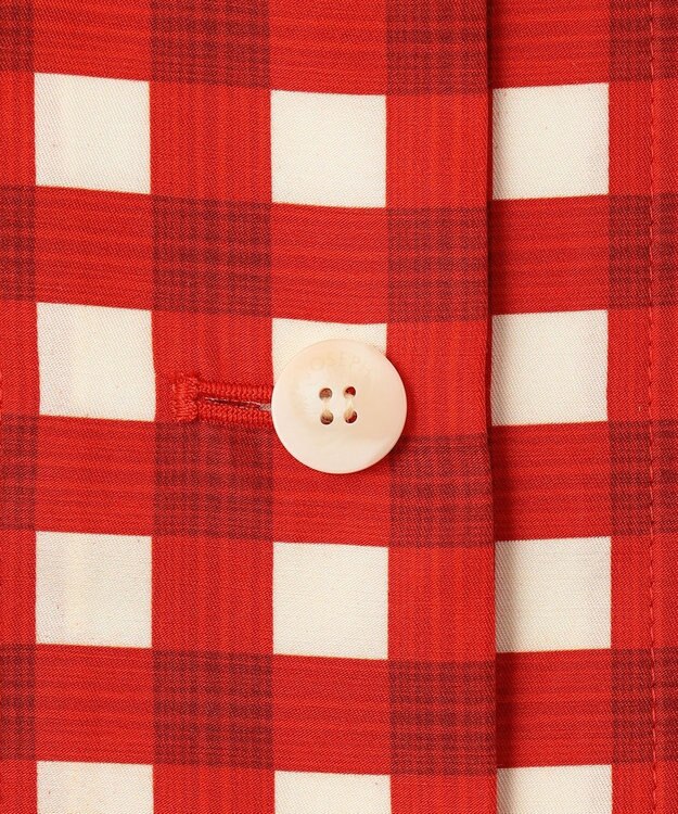 JOSEPH ヴィシー コットンシルク　ブラウス Crimson Combo