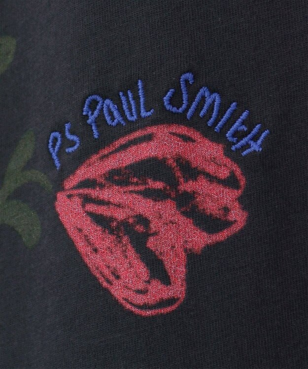 Paul Smith Daisy Chain Doodle 長袖Tシャツ ネイビー
