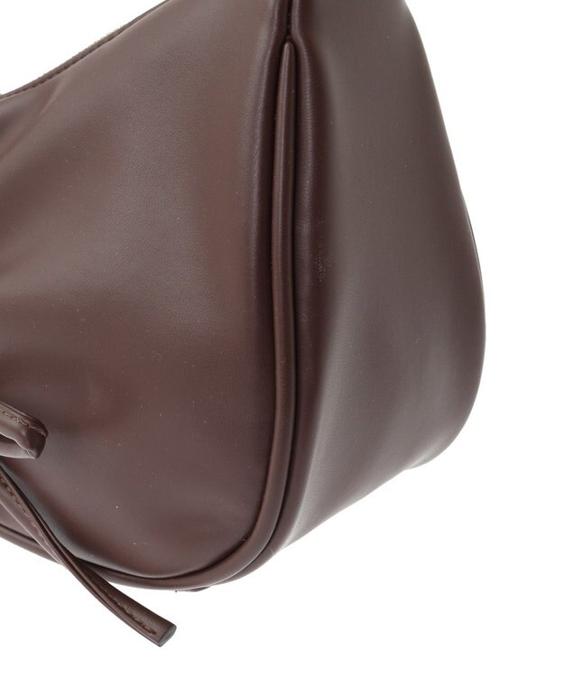 earth music&ecology リボンドロストハンドバッグ Brown