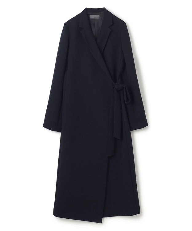 uncrave 【防しわ・洗濯機洗い可】ウォッシャブル ダブルクロス ワンピースコート（uncrave STANDARD） ネイビー