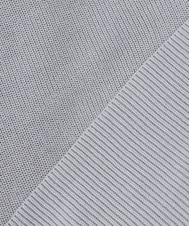 J.PRESS LADIES L 【洗える】COTTON MODAL Vネック カーディガン ダルブルー系