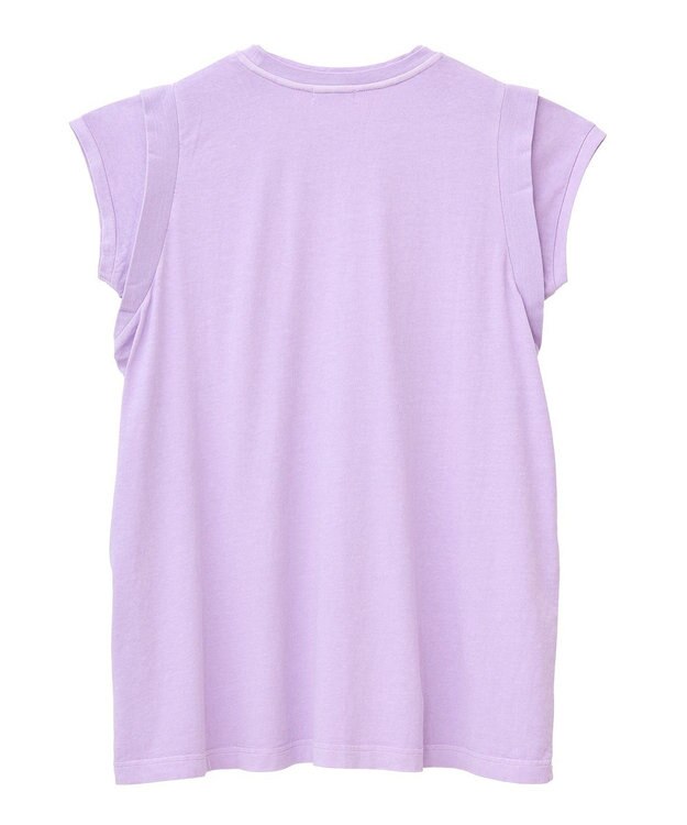 CRAFT STANDARD BOUTIQUE レイヤード風ピグメントカットチュニック Lavender