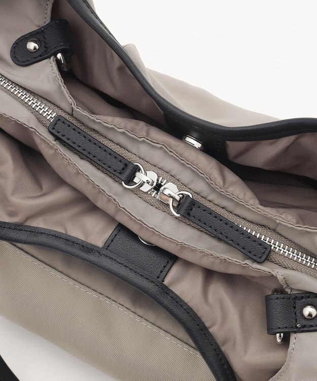 Y'SACCS シワナイロン2WAYトートバッグ SSサイズ グレー