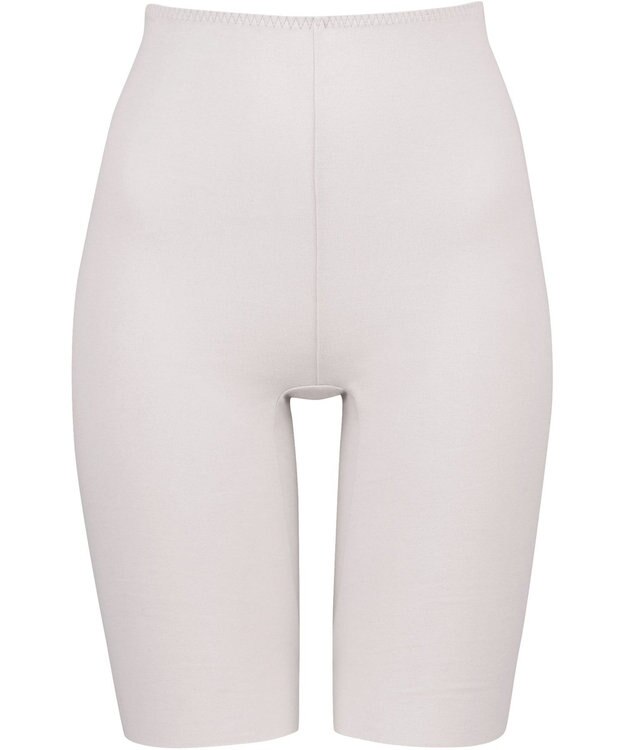 Wing あったかインナーボトム 綿100％(肌側) アウターにひびきにくい ムレにくい 【綿の贅沢ここちフラット】 ひざ上丈 秋 冬 ER4471 ウイング／ワコール シェルベージュ