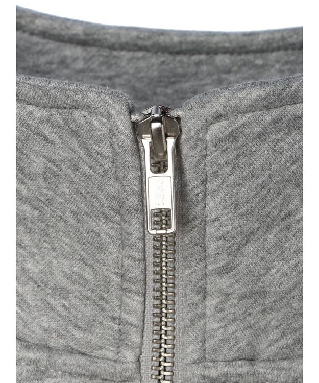 Green Parks ・ＳＵＧＡＲ　ＳＰＯＯＮ　ウラキモウハーフＺＩＰスウェット Gray Mixture