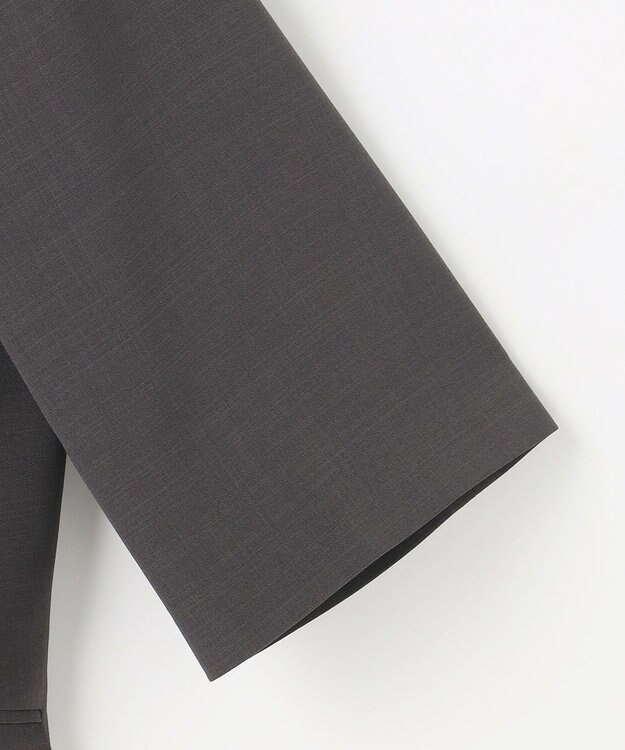 ANY SIS アーバンクールタッチ 半袖 ジャケット スレート