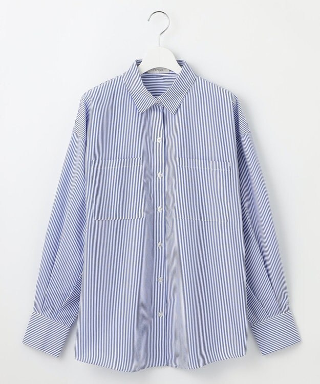 Feroux ストライプ シャツ ブルー系