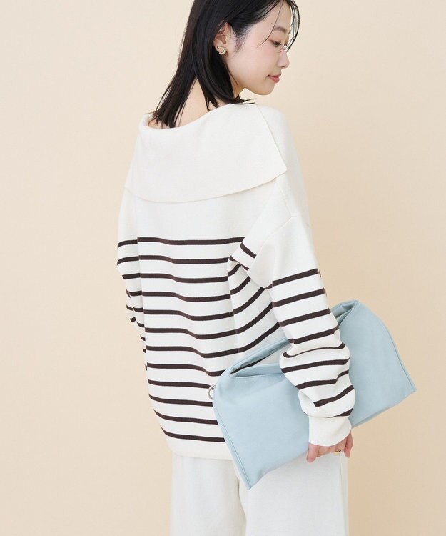 AMERICAN HOLIC セーラーカラーニットプルオーバー Brown