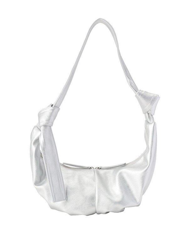 Green Parks バンドハンドルクロワッサンバック Silver