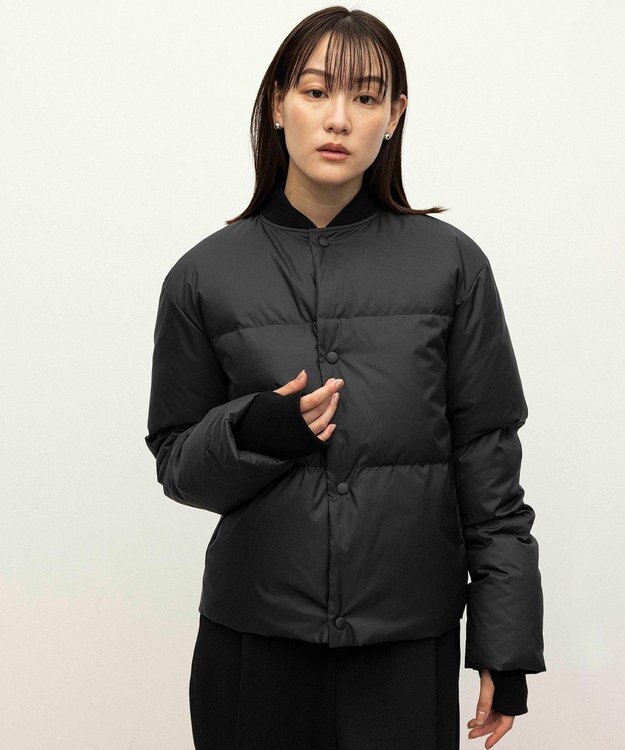 NAVE 【ReNAVE】タフタダウン ブルゾン ブラック系