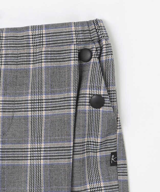 組曲 KIDS 【110-140㎝】キチントチェック パンツ グレー系3