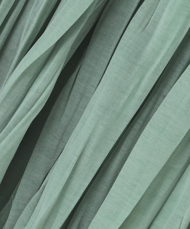 組曲 S 【WEB限定】エスパンディシアープリーツスカート ミント系