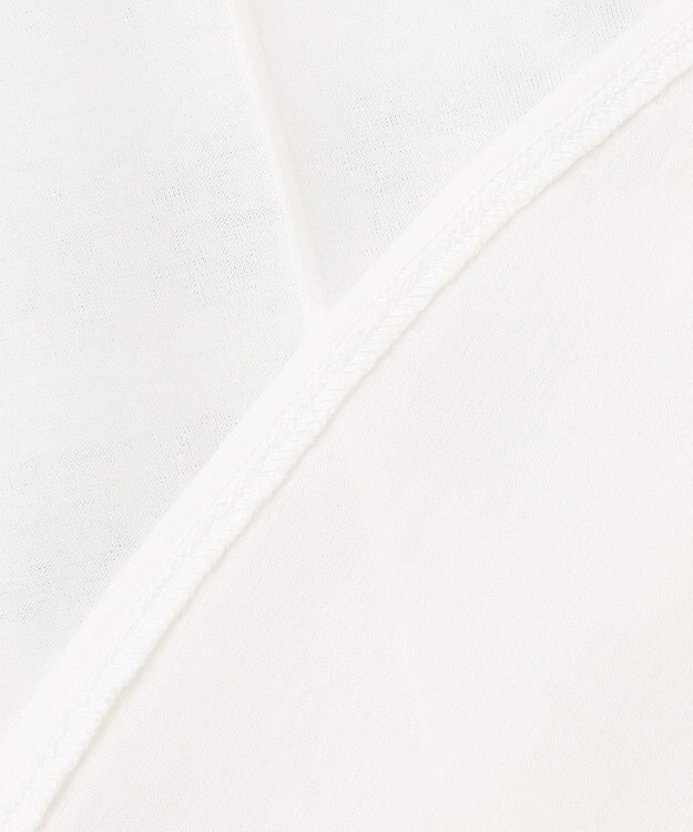 組曲 L 【加藤ローサさん着用】プリントロング Tシャツ ロゴホワイト系