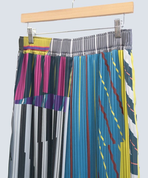 COQ PARALLEL 前後2WAYプリーツパンツ チャコールグレー