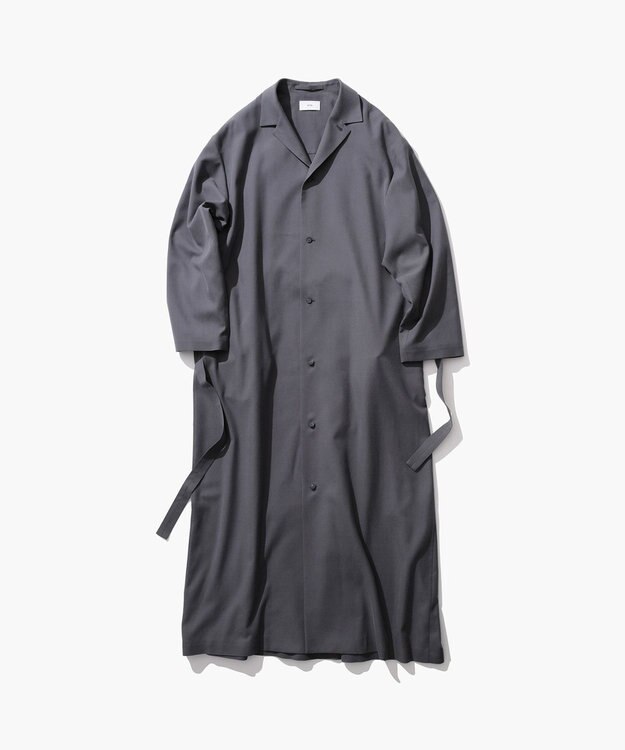 ATON NIDOM SILK | ドレスコート CHARCOAL GRAY