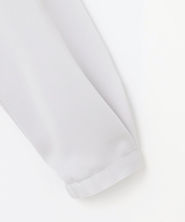 J.PRESS LADIES L ハンマーサテン カットソー ライトグレー系