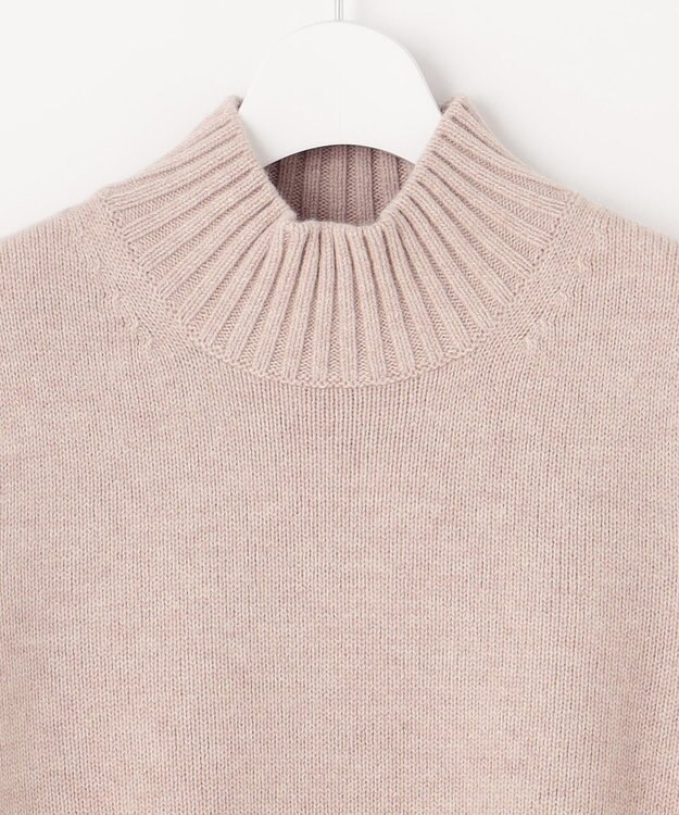 J.PRESS LADIES 【洗える】CASHBIT NEO ハイネック ニット ベージュ系