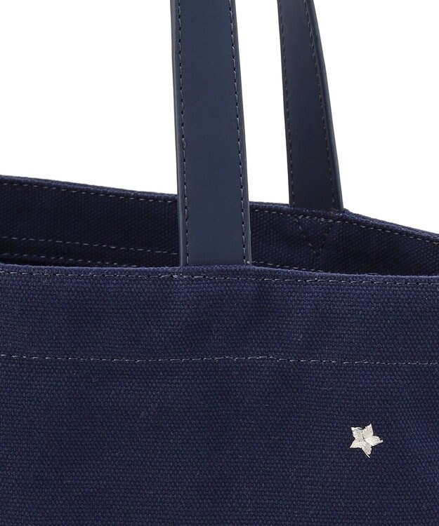 TOCCA 【chayさん着用】【WEB＆一部店舗限定・A4サイズ対応】LUCKY TWINKLE CANVASTOTE キャンバストートバッグ ネイビー系