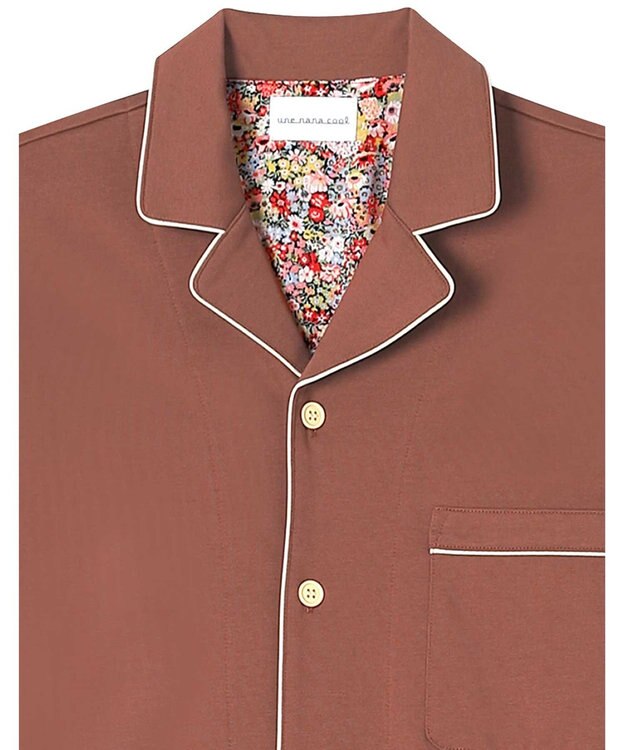 une nana cool 【綿100％】やわらか天竺メンズパジャマ　ＭＡＤＥ　ＷＩＴＨ　ＬＩＢＥＲＴＹ　ＦＡＢＲＩＣ EN