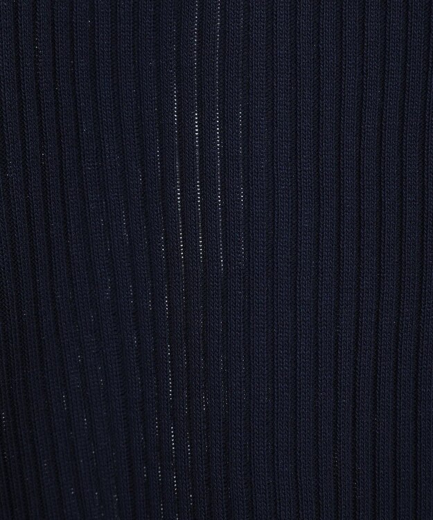 earth music&ecology 【予約】リブニットカーディガン ネイビー