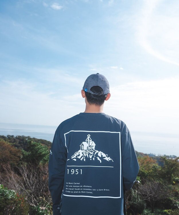 SHARE PARK MENS 【UVカット・吸水速乾・ストレッチ・軽量 】ＺＩＰポケットＴシャツ（L・XLサイズ） ネイビー系