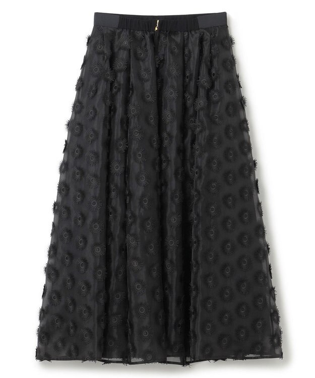 TOCCA 【消臭・洗える】FLOWER RONDO スカート ブラック系