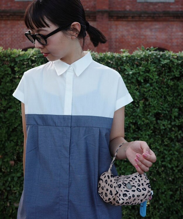 Green Parks シャツデザインロンパース Gray