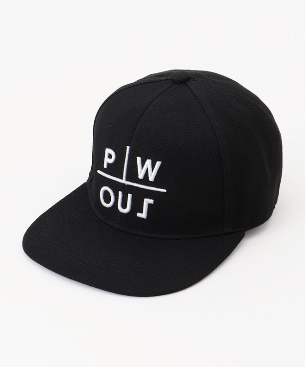 PW CIRCULUS 【NEW!】【UNISEX】フラットブリムCAP ブラック系