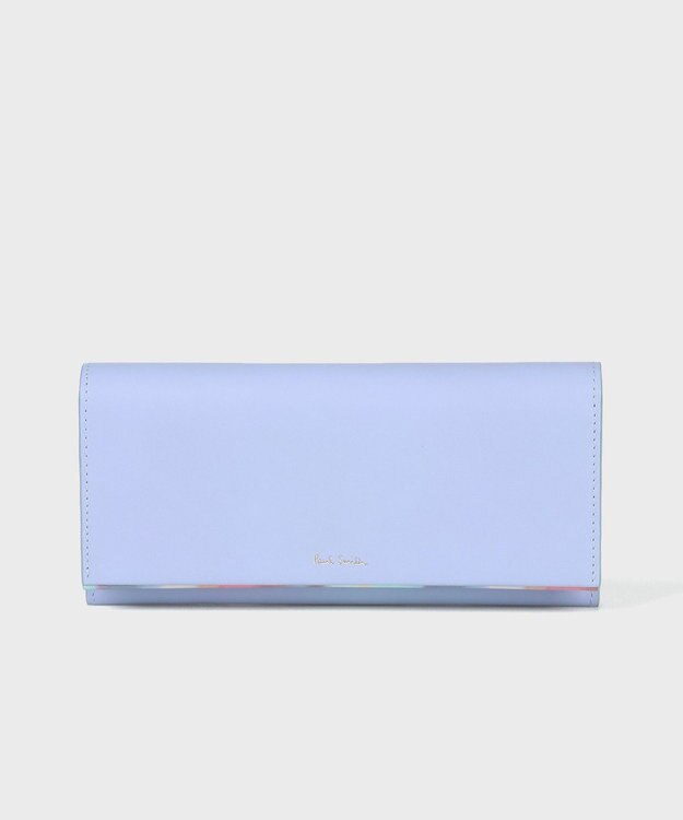 Paul Smith スプレースワールトリム 長財布 サックスブルー