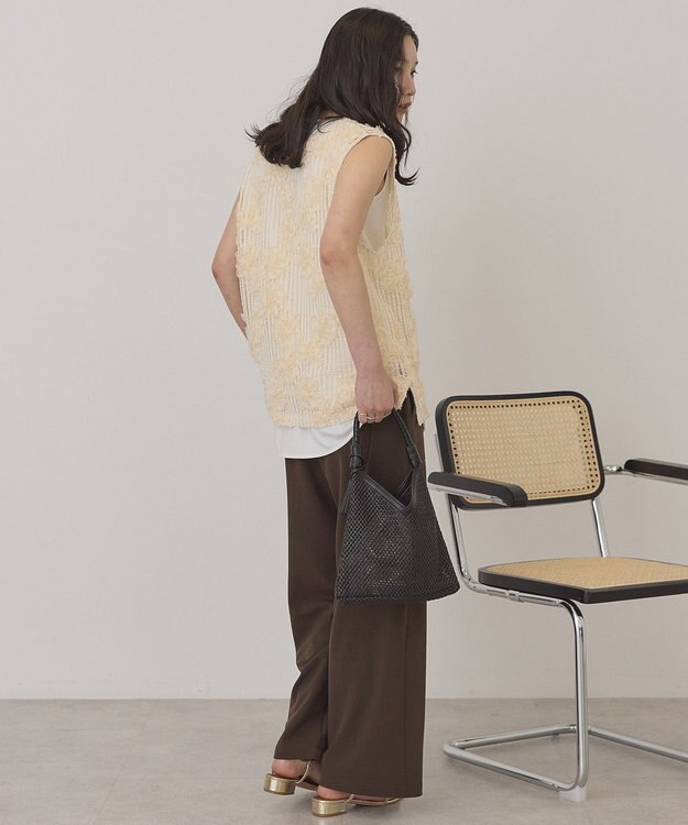 AMERICAN HOLIC ラウンドヘムタンクトップ Off White