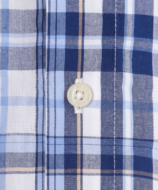 J.PRESS KIDS 【140-170cm】ロゴプリント チェックシャツ ネイビー系4