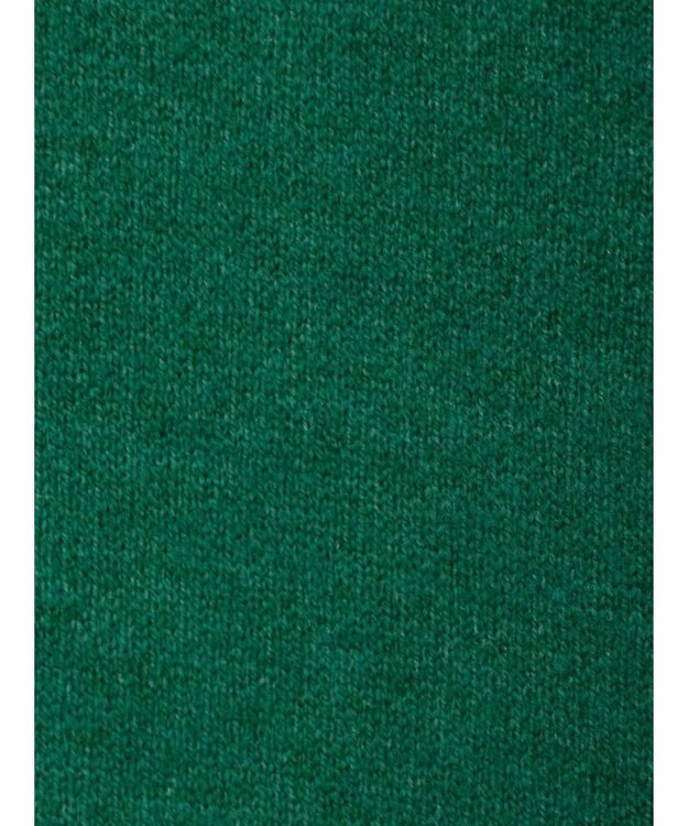Green Parks スウェット風フード付ニットプルオーバー Green