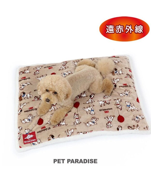 PET PARADISE ディズニー 101匹わんちゃん 遠赤外線 ボアマット 《風船柄》  80×60cm 風船柄