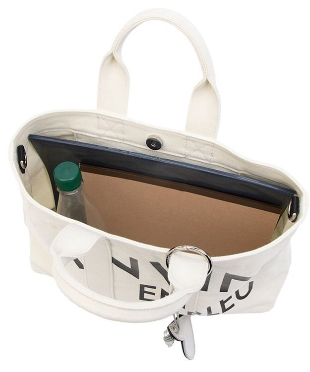 LANVIN en Bleu ジャーナル 2wayトートバッグ アイボリー