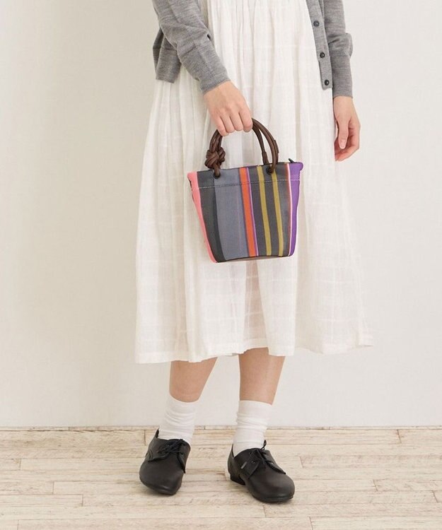 ROOTOTE 1161【手洗い可能】SC.ベビールー.ウエッファ.ストライプ-A 02：パープル