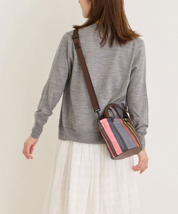 ROOTOTE 1161【手洗い可能】SC.ベビールー.ウエッファ.ストライプ-A 02：パープル