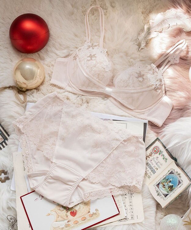 WACOAL ブラジャー 【リボンブラ 胸もとフィットながもち】 動いてもパカパカしにくい レディース BXD409 /ワコール ホワイト