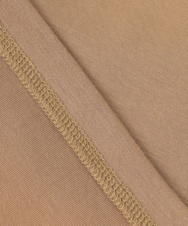 J.PRESS MEN ダウンファブリック モックネック Tシャツ ベージュ系