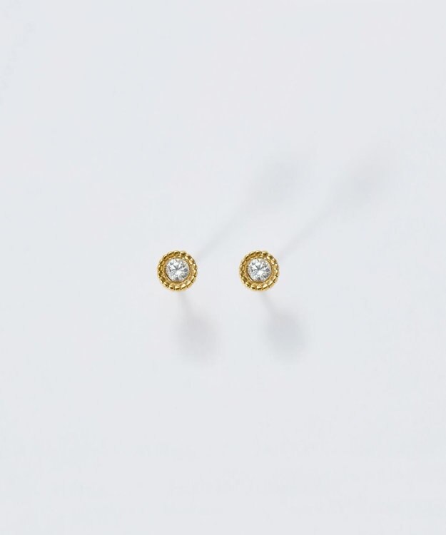 Phoebe 【金属アレルギー対応】プチシャイニングピアス　ゴールド/サージカルステンレス ゴールド