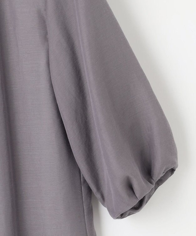 J.PRESS LADIES 【洗える】ブライトスパンボイル ワンピース グレージュ系