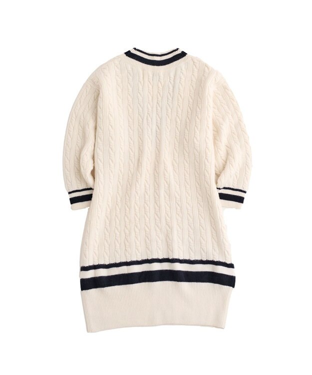 J.PRESS MEN 【J.PRESS ORIGINALS × CLUEL】チルデンニットワンピース ホワイト系