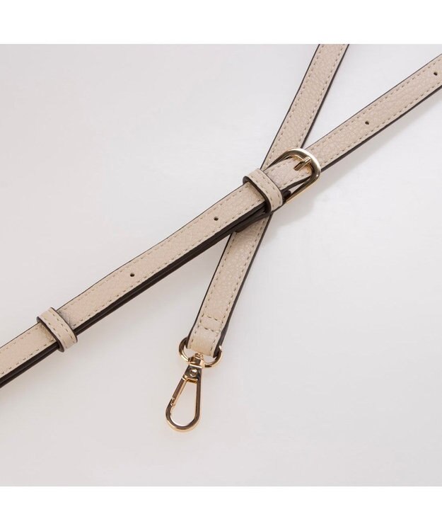 UNBILLION カシュカシュ cachecache / ジグザグステッチ変形ミニバッグ アイボリー