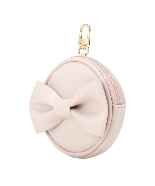 Maison de FLEUR ミニポーチ付きキルティングトートバッグ Pink