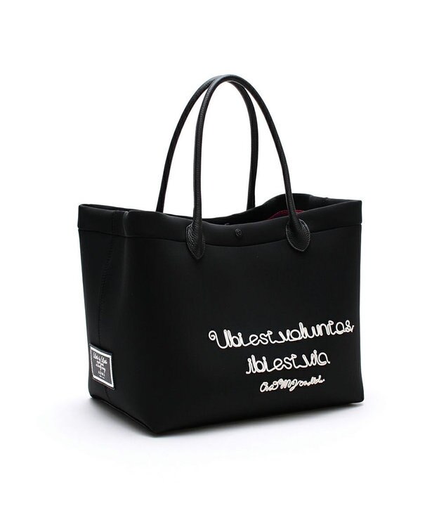 A.D.M.J. 【魔法の様に軽い】マジックライト/スパニッシュファブリックコード刺しゅうトート34cm ネグロ