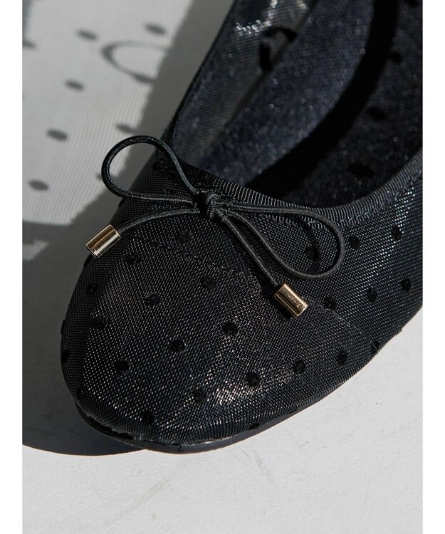 AMERICAN HOLIC 【整履き】チュールドットパンプス Black
