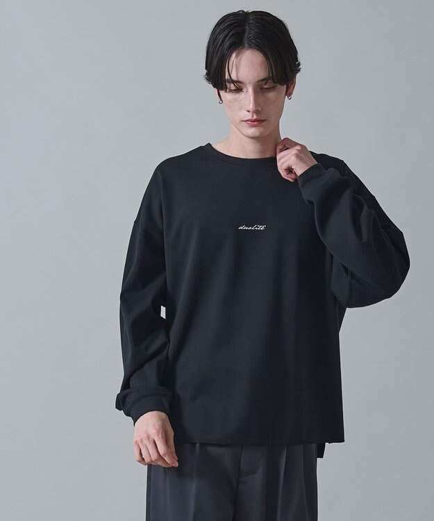 WEGO リバーシブルワンポイントT（LS） ブラック