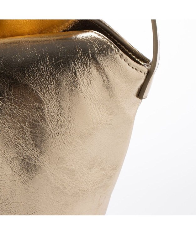 UNBILLION カシュカシュ cachecache / 2wayフラップショルダー ゴールド