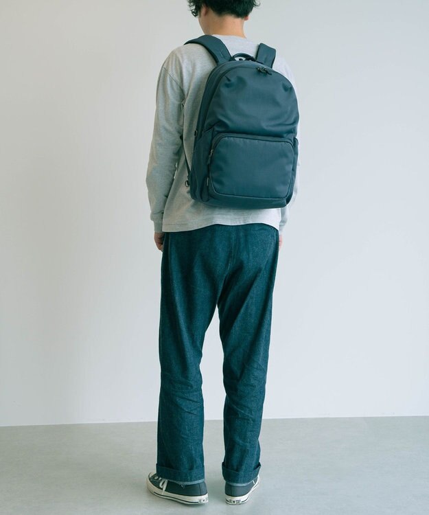 ACE BAGS & LUGGAGE W&.Day/Night ポッケスアプト ラウンドリュック B4サイズ 15.6インチPC収納 20222 ダブルアンドデイナイト ブルーグレー